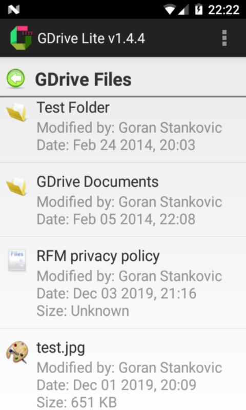 Remote File Manager Screenshot 1