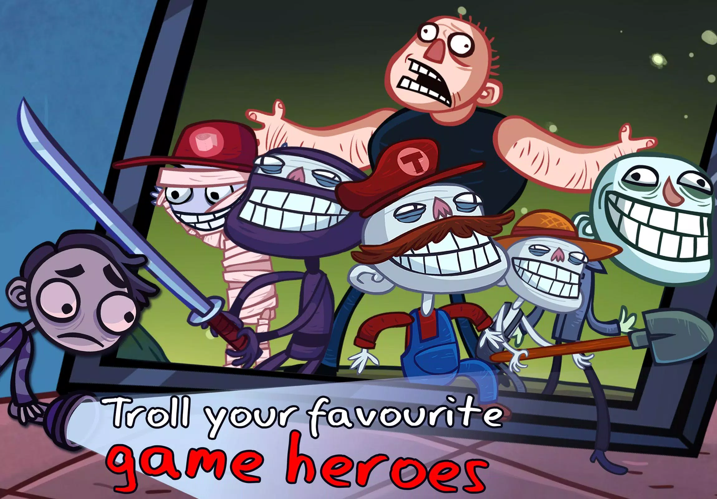 Troll Face Quest: Video Games Tangkapan skrin 1