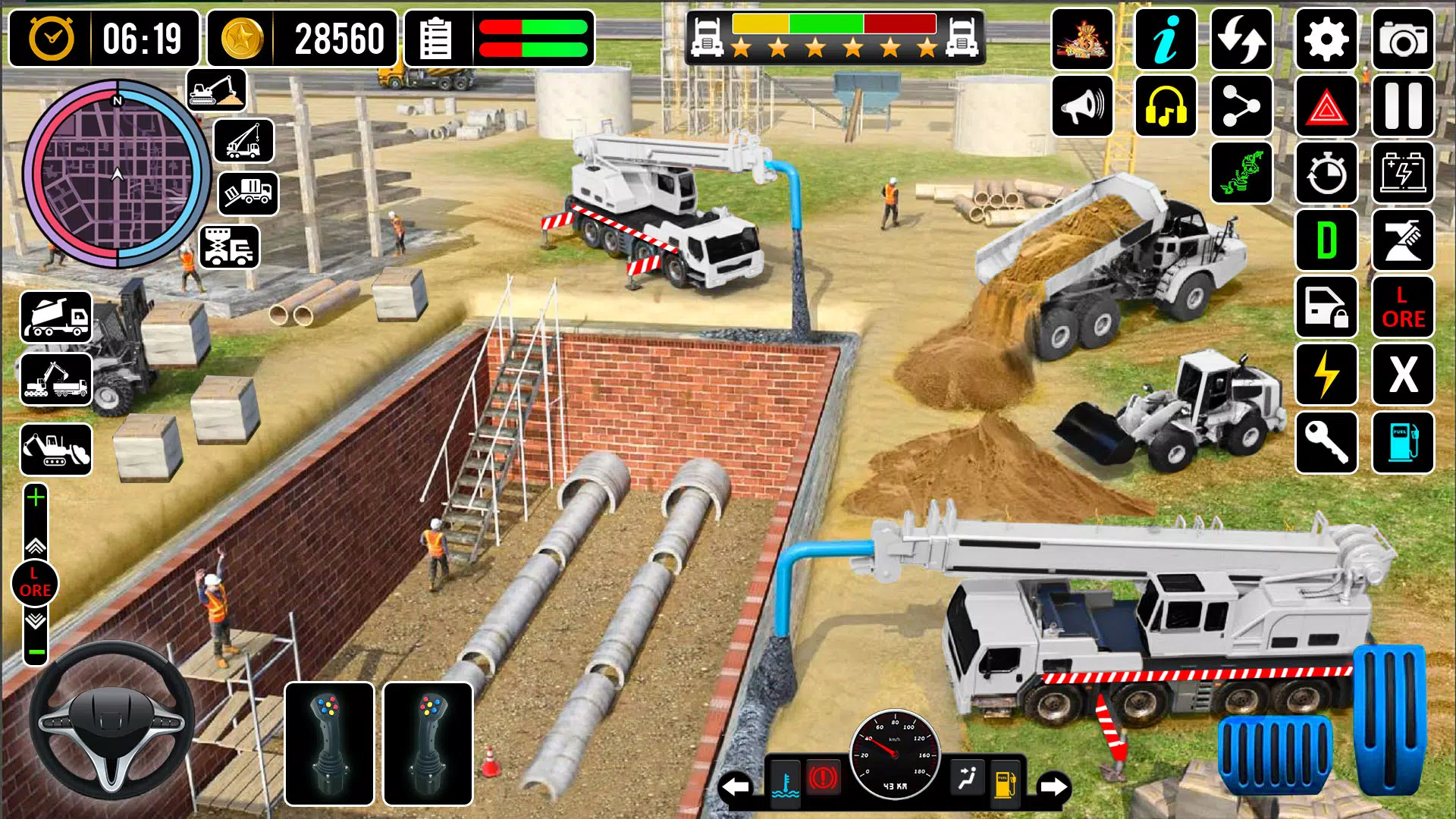 Snow Excavator Simulator Game ภาพหน้าจอ 1