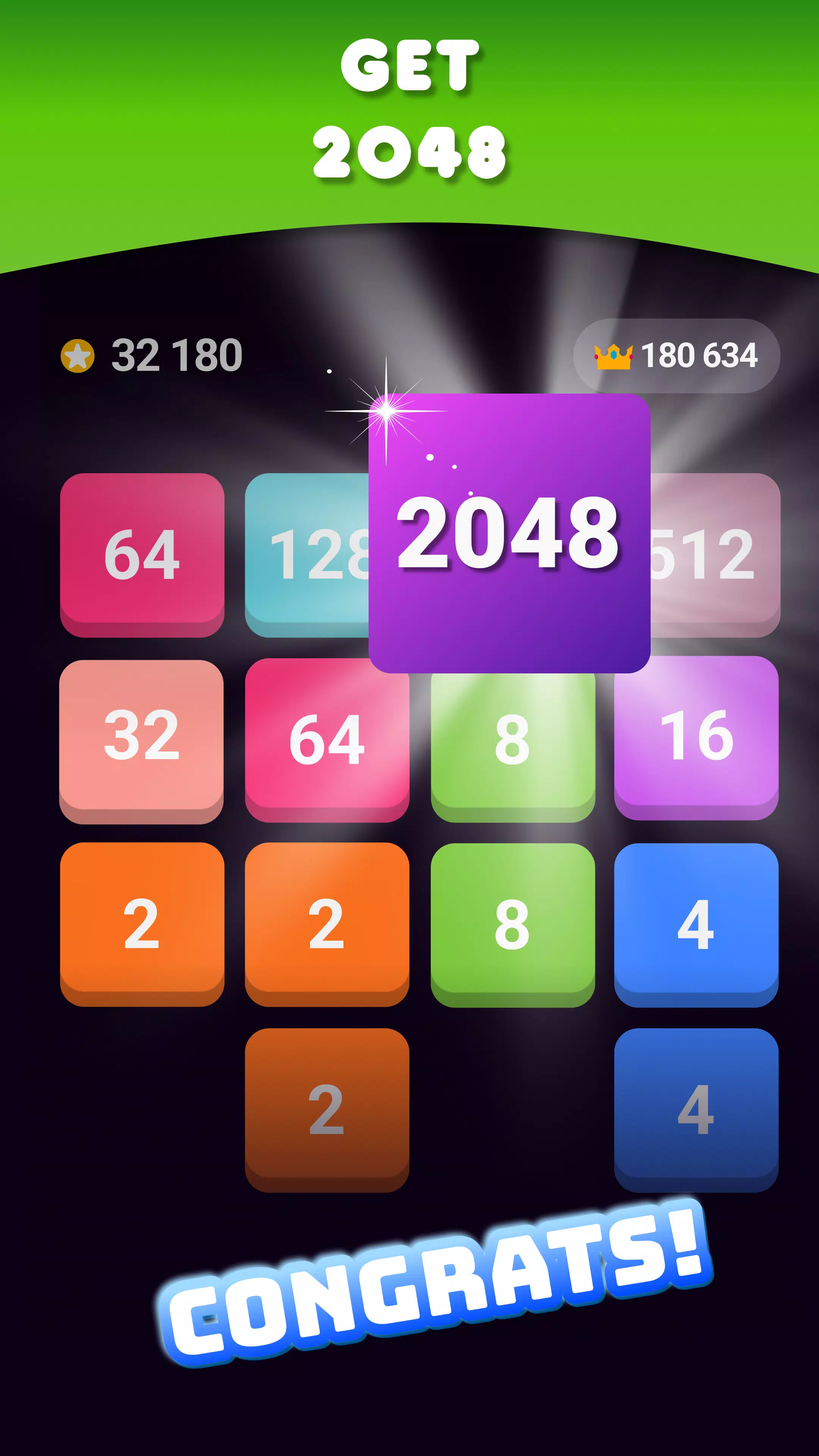 2048: Puzzle Game! Merge Block Zrzut ekranu 1