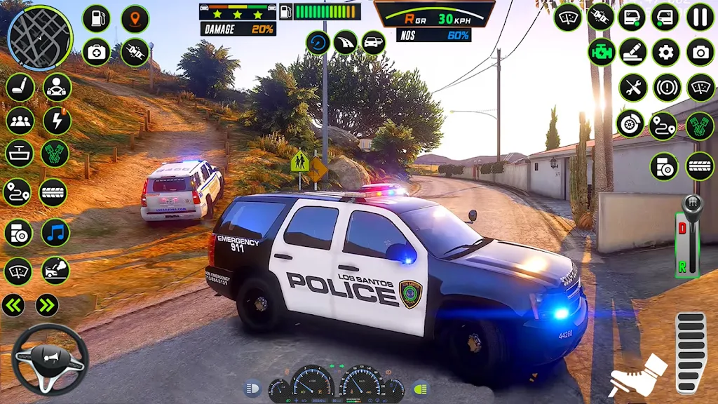 US Police Car Chase: Cop Games Captura de tela 1