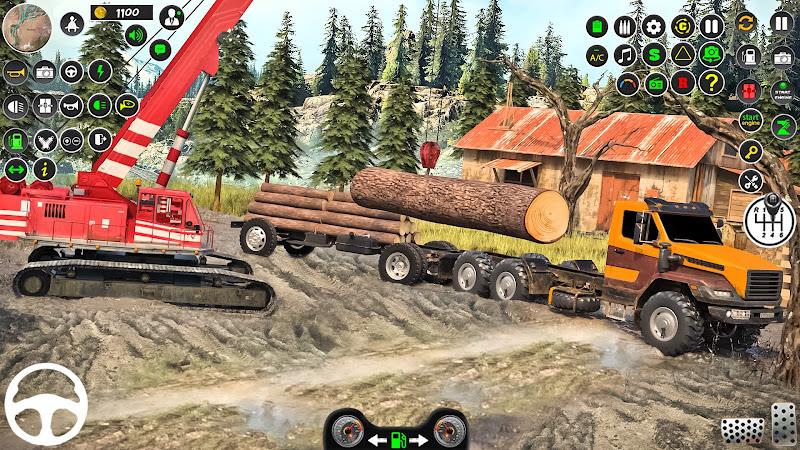 Snow Mud Truck Runner Offroad Schermafbeelding 0