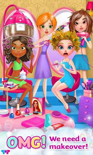 Crazy Hair Salon-Girl Makeover Capture d'écran 1