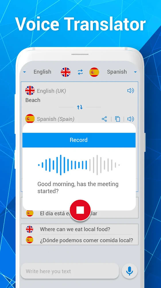 AI Voice Translator Translate Screenshot 0