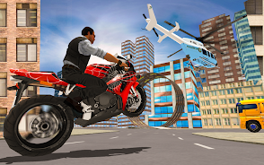 Superhero Stunt Bike Simulator Screenshot 1