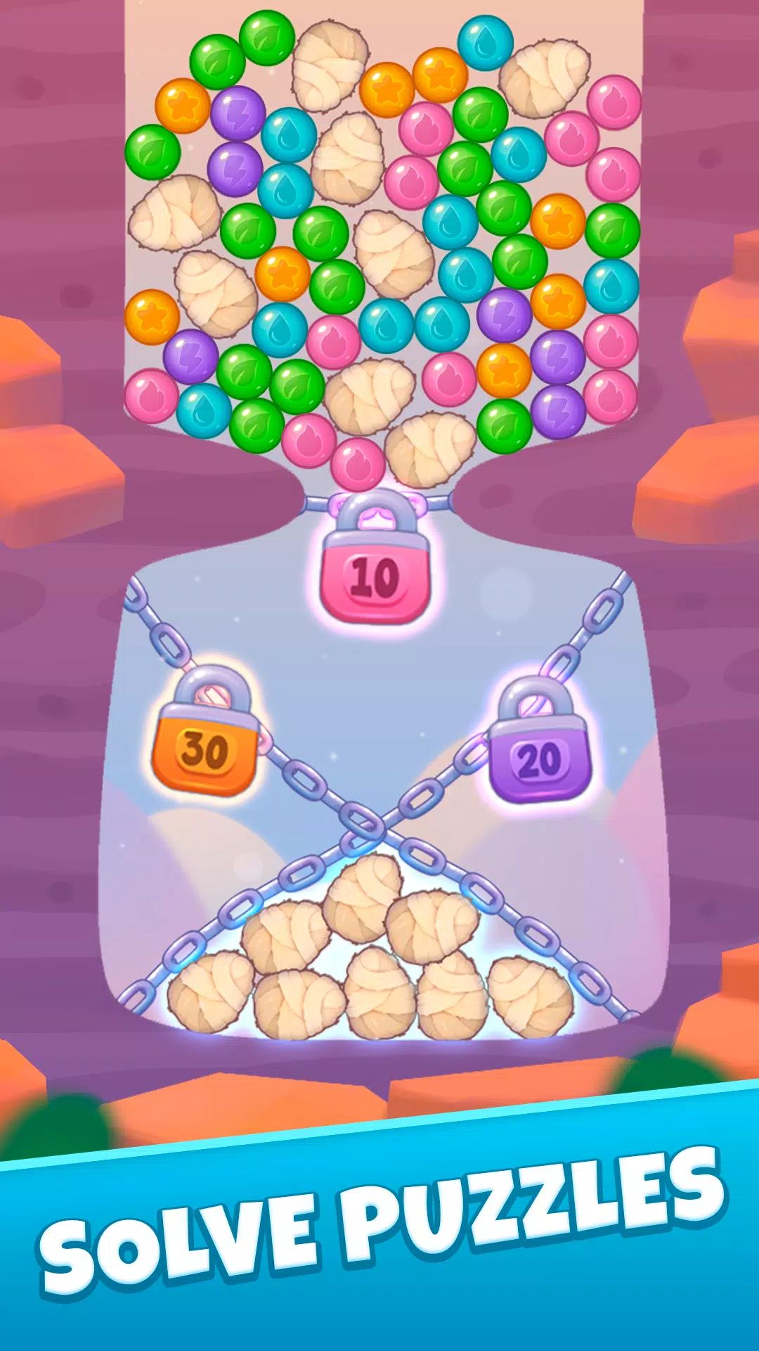 Pop Blast - Match Ball Puzzle Schermafbeelding 1