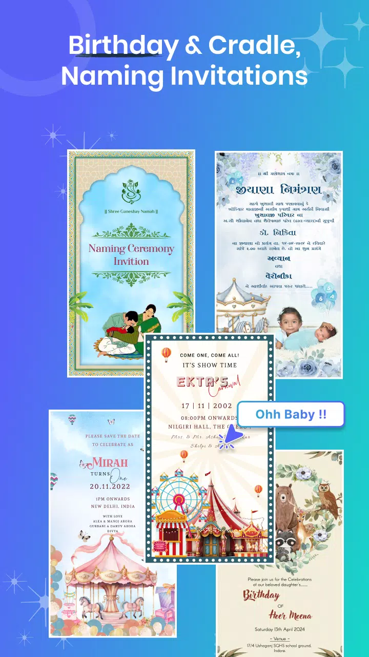 Invitation Maker - Card Design Скриншот 3