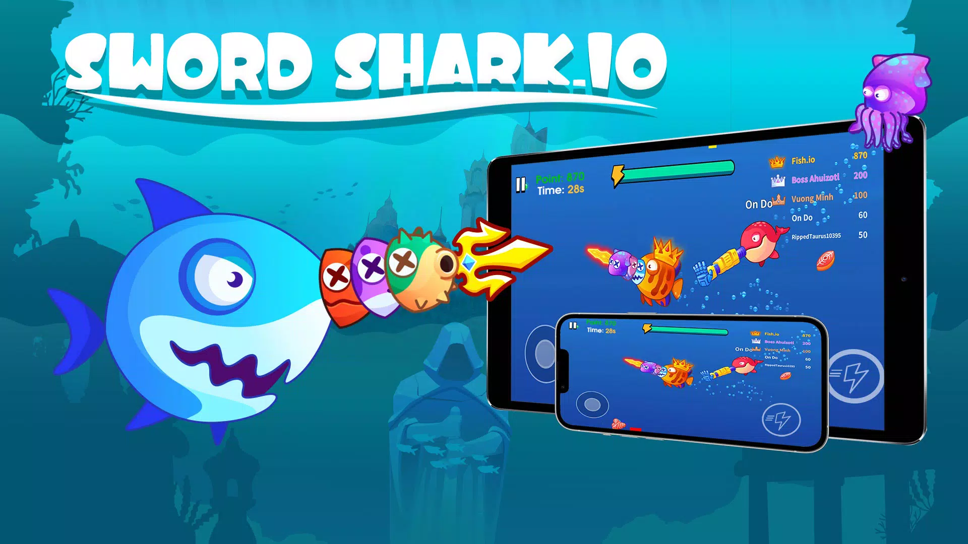 Sword Shark.io スクリーンショット 0