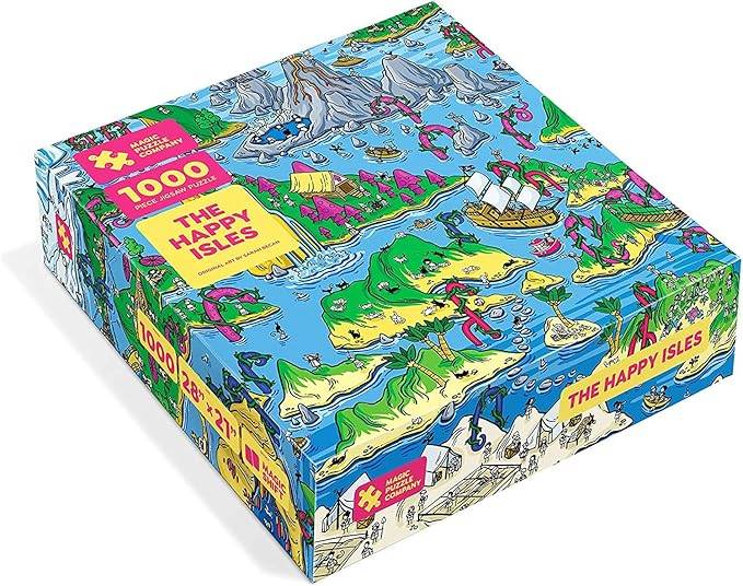 Ang Happy Isles • 1000-Piece Jigsaw Puzzle mula sa Magic Puzzle Company • Series One