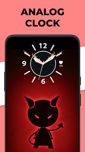 Live Clock wallpaper app Capture d'écran 0