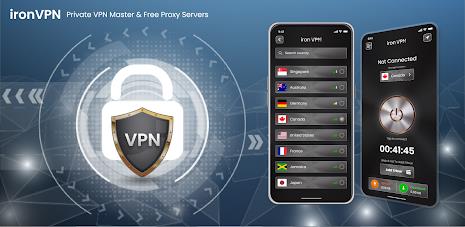 Iron VPN - Private VPN Master Screenshot 0