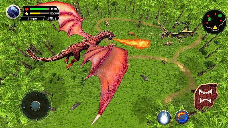 Flying Dragon Simulator Games 스크린샷 2