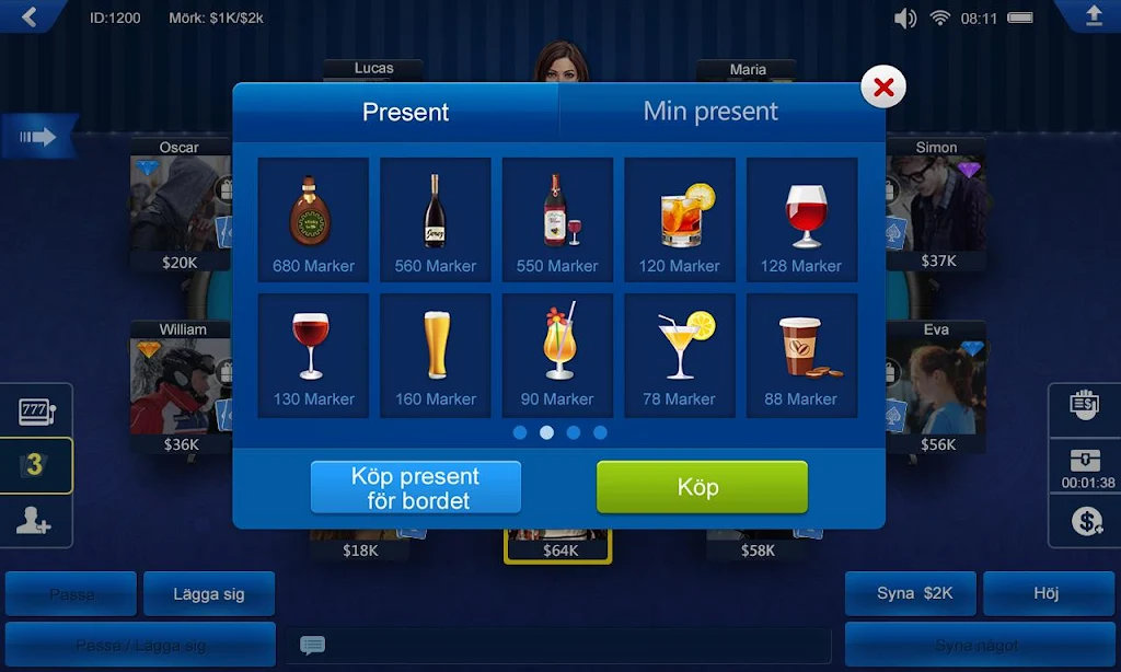 Poker Sverige HD Capture d'écran 1