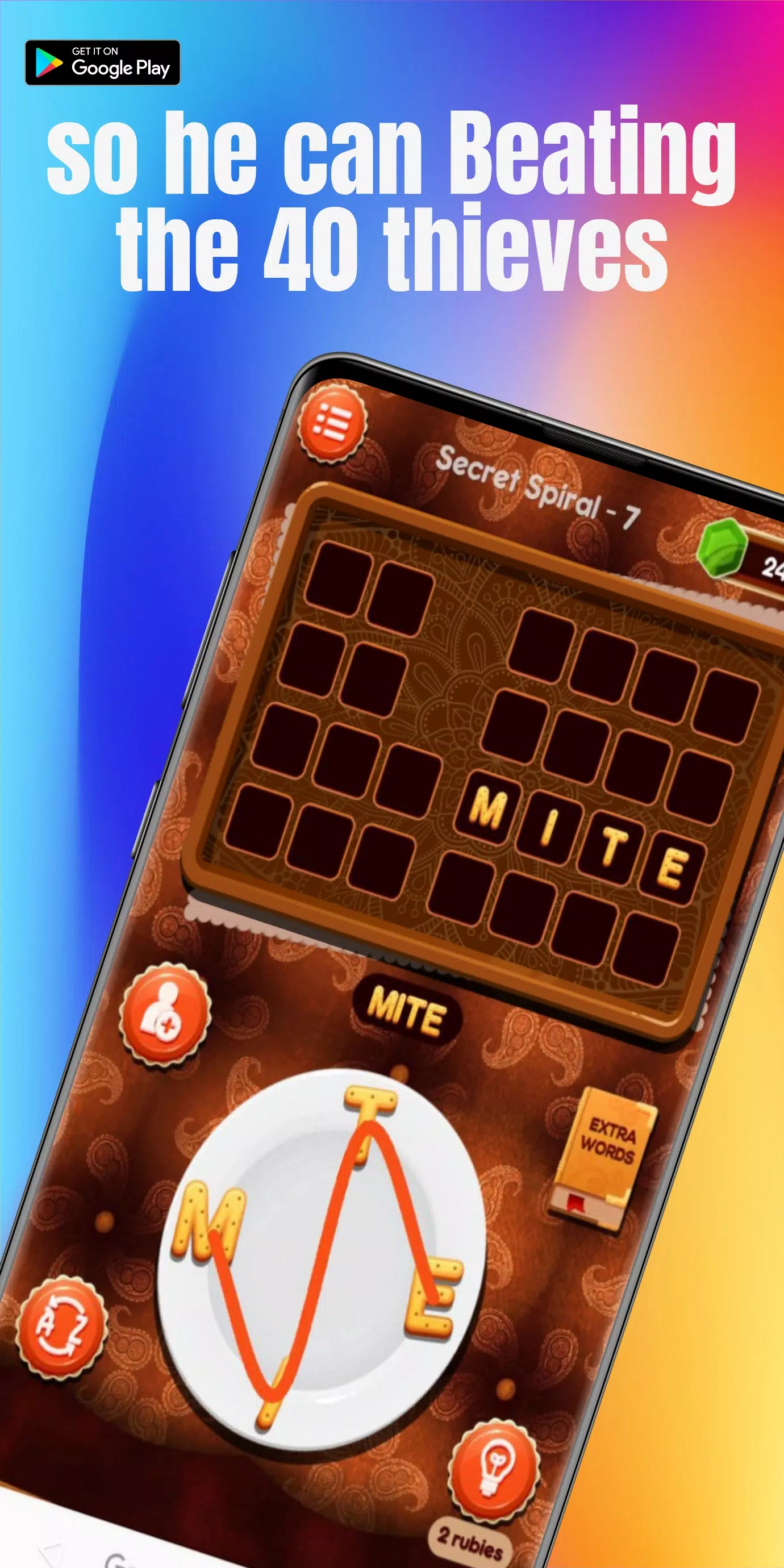 Words Connect, Ali Baba Crossword Learn Vocabulary应用截图第1张