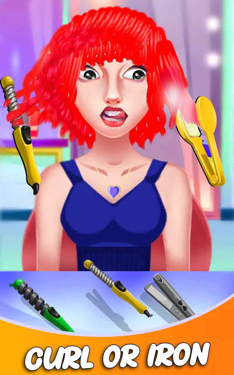 Fashion Girls Hair Salon Games Ekran Görüntüsü 1