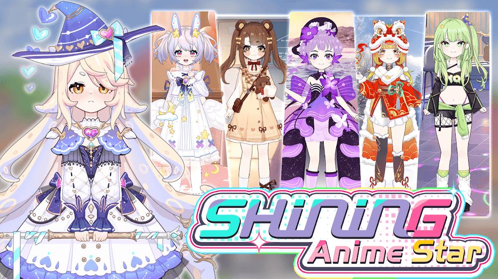 Dress Up! Shining Anime Star Captura de pantalla 0