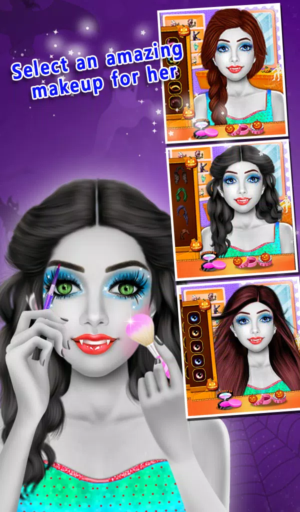 Halloween Makeover Salon Games應用截圖第2張