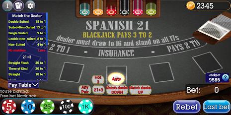 Spanish Blackjack 21 Captura de tela 0