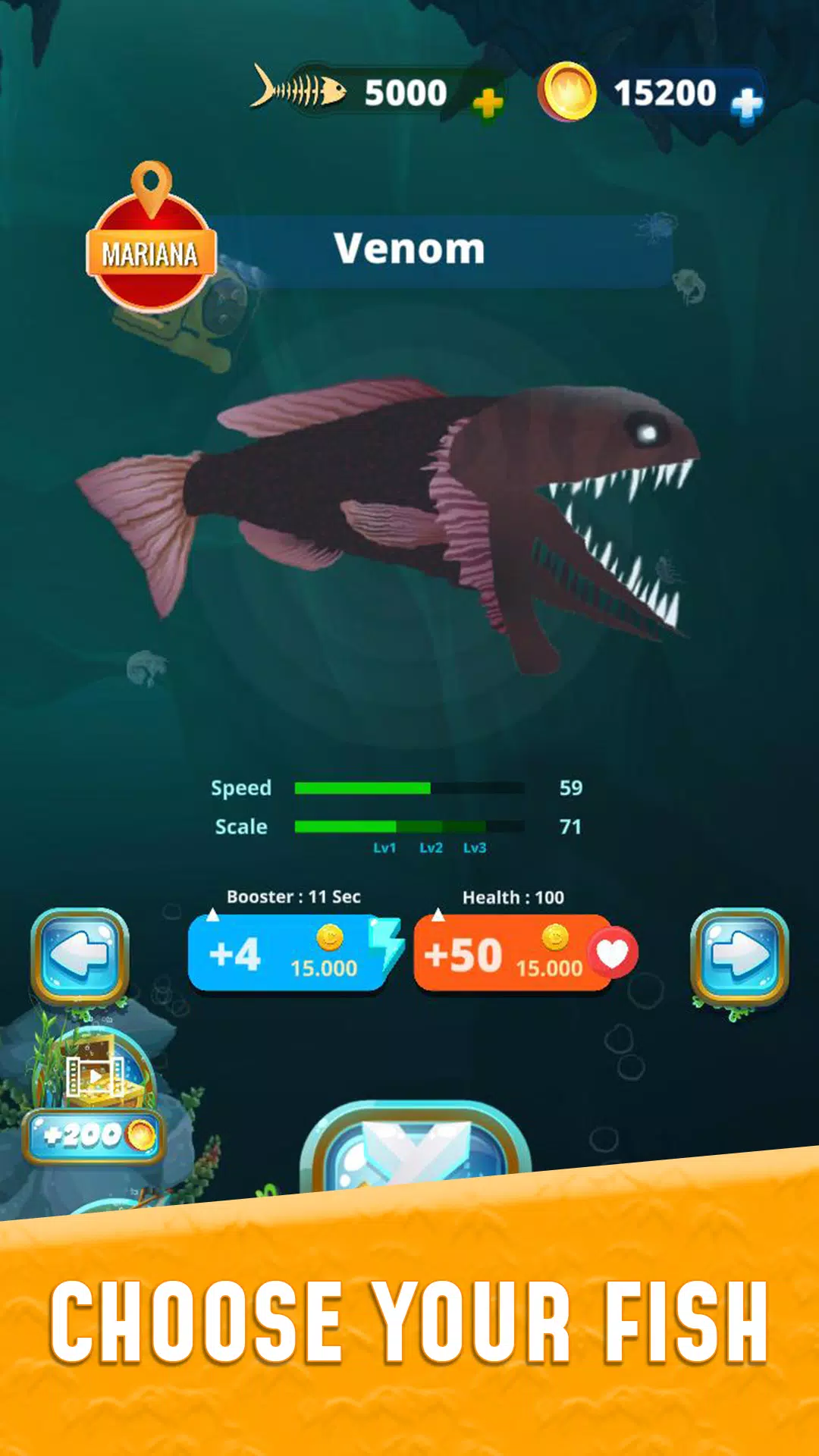 Grow Fish.io : Fish Hunter Screenshot 1