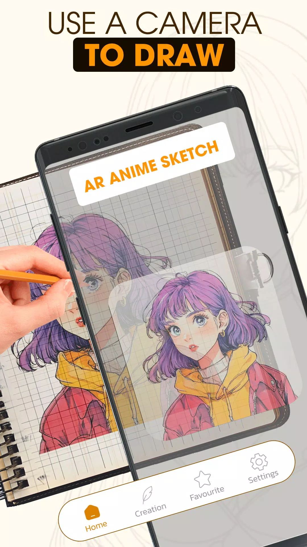 AR Anime Sketch: Trace & Draw Скриншот 1