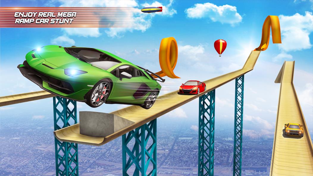 Mega Ramp Car Racing Master 3D Mod應用截圖第1張