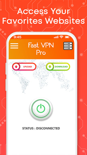 Fast VPN Pro Captura de tela 2