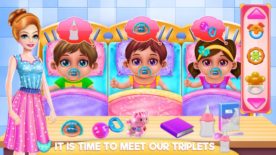 Crazy Mommy Triplets Care Screenshot 2