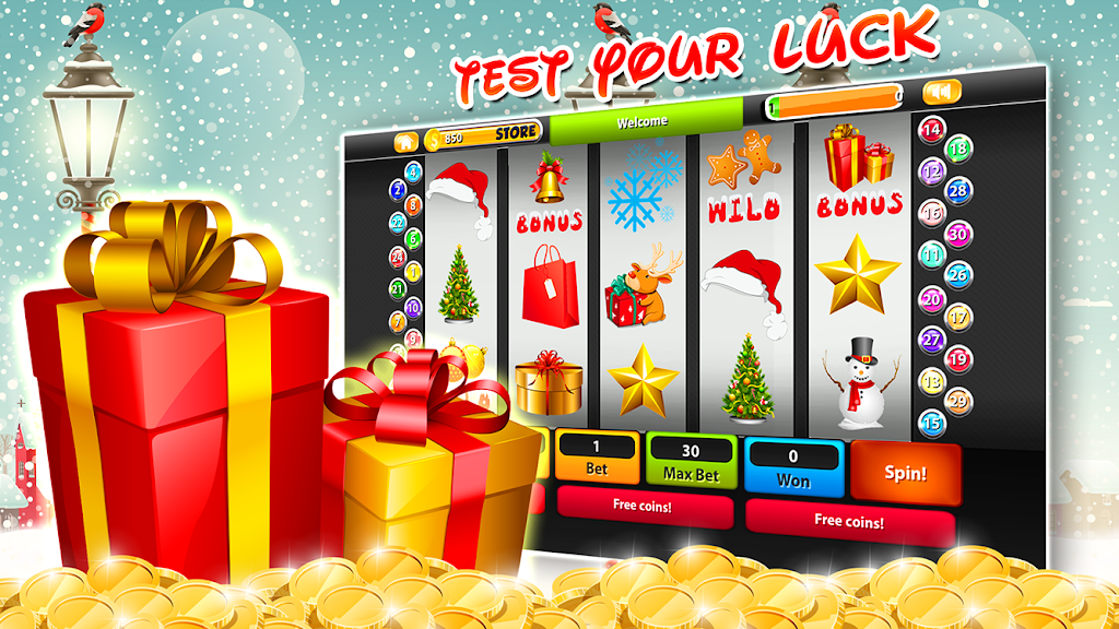 Christmas Slots Casino Captura de tela 0