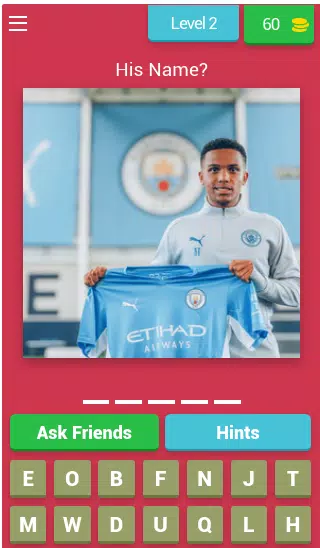 Manchester City Player's Quiz Скриншот 2
