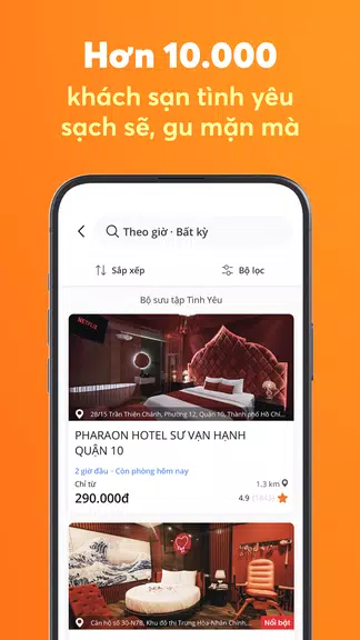 Go2Joy - Hourly Booking App Captura de pantalla 3