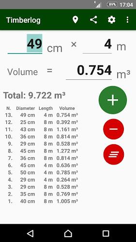 Timberlog - Timber calculator Ekran Görüntüsü 2