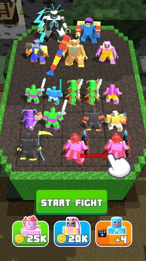 Craft Merge Battle Fight Screenshot 1