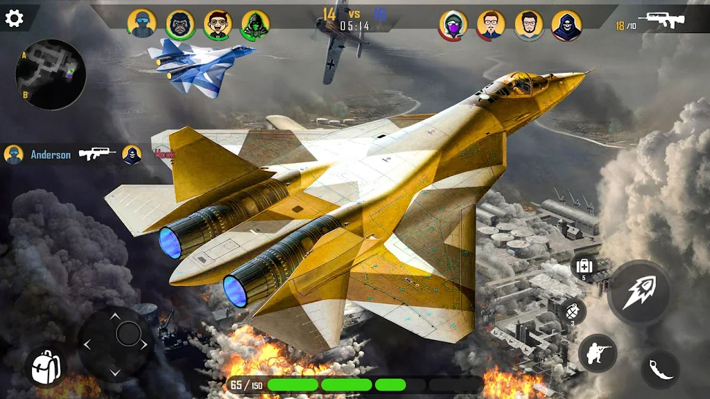 Fighter Jet Games Warplanes Скриншот 1