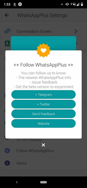 WhatsApp Plus v17 70 apk pinakabagong bersyon