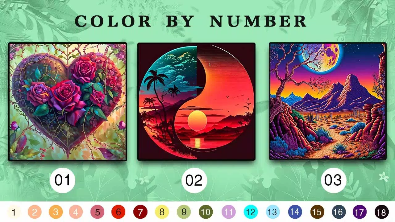 Color Master - Color by Number ภาพหน้าจอ 1