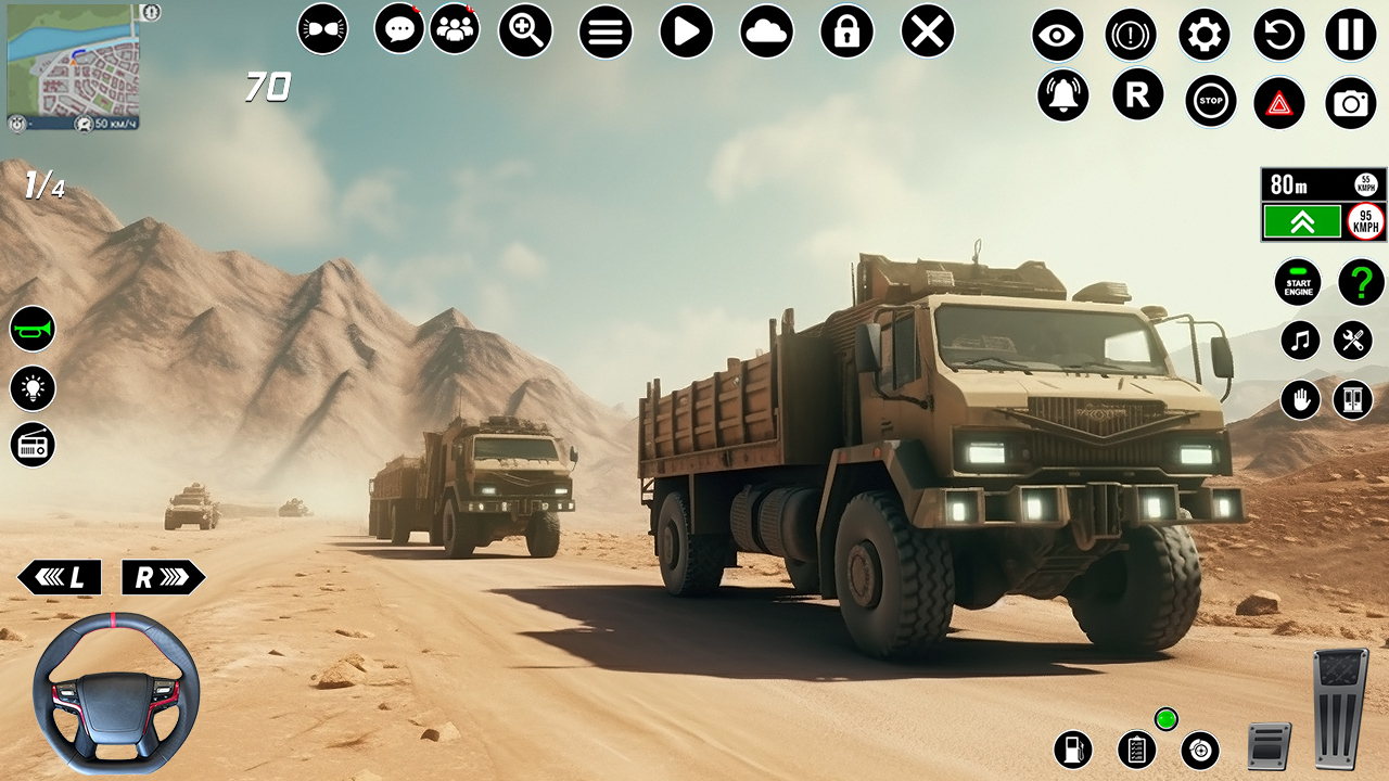 Army Cargo Driver - Truck Game Captura de tela 0