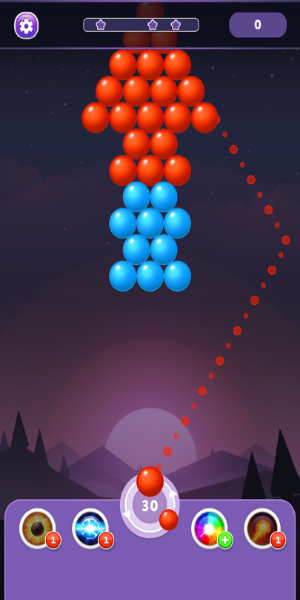 Bubble Shooter Rainbow Скриншот 2