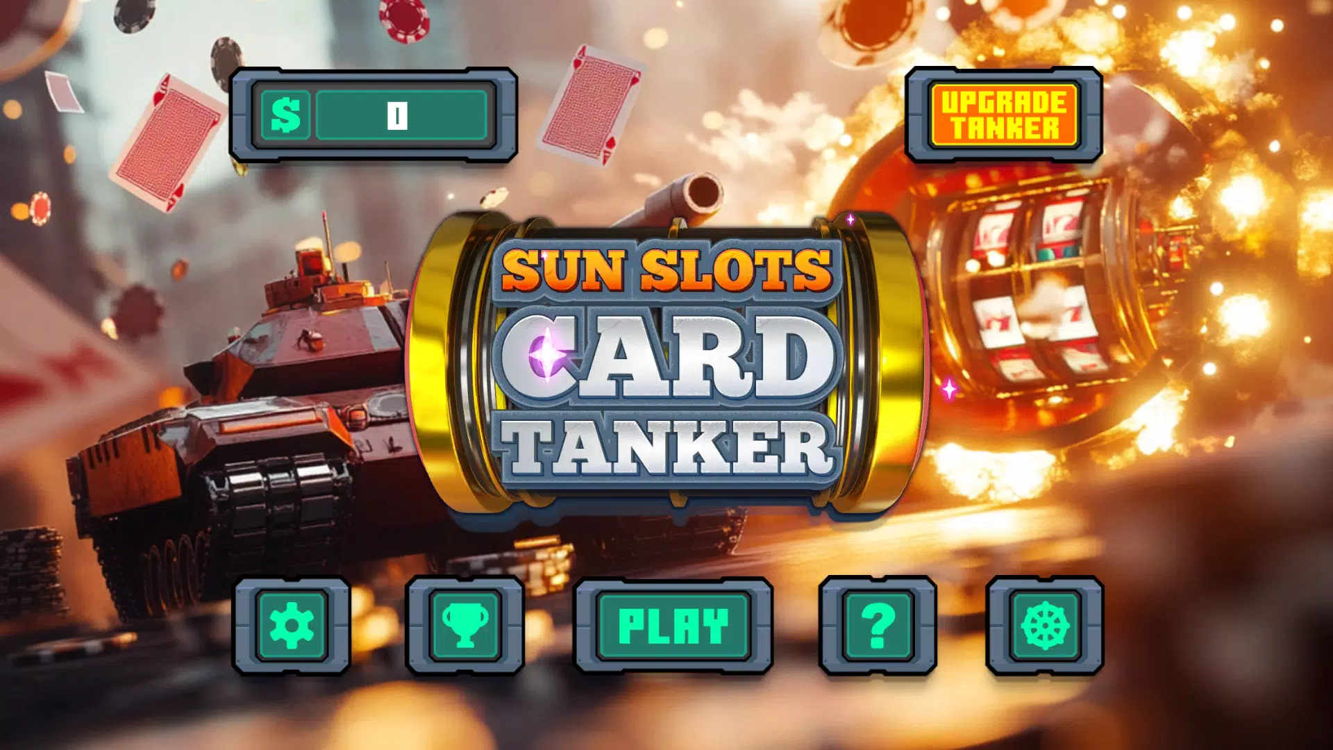 Sun Slots Card Tanker Captura de tela 3