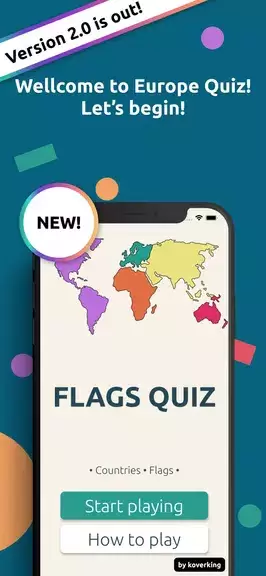 Flags Quiz:  World Geo Trivia Ảnh chụp màn hình 0