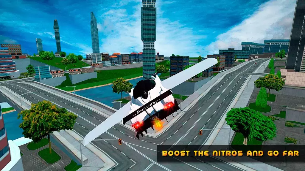 Flying Car Game driving Screenshot 1