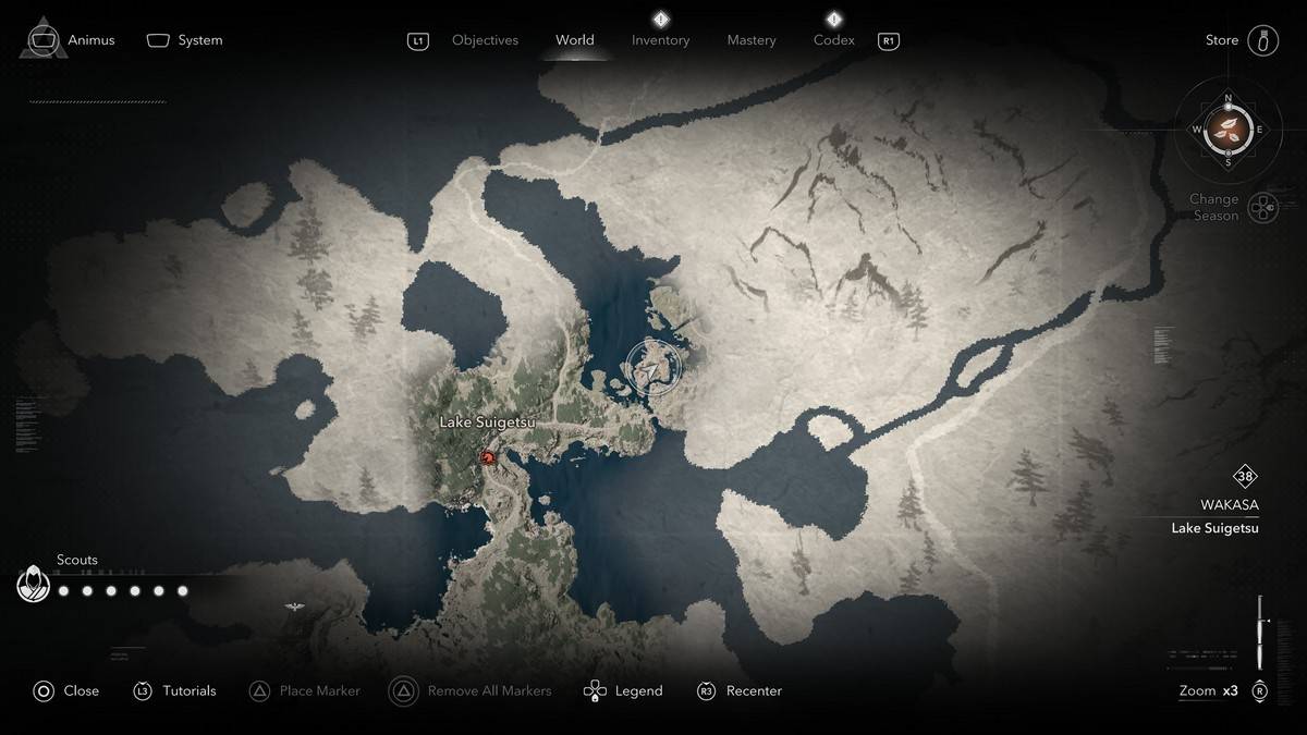 Legendarische Sumi-E-locatie in Assassin's Creed Shadows