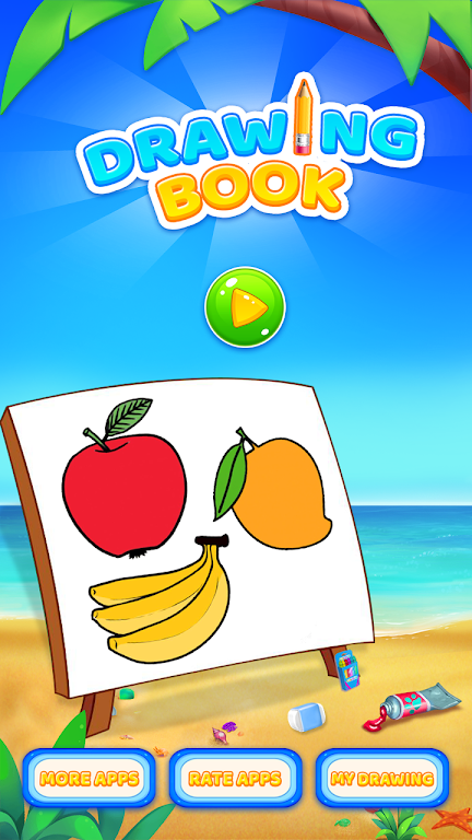 Fruits Coloring Book & Drawing Capture d'écran 0