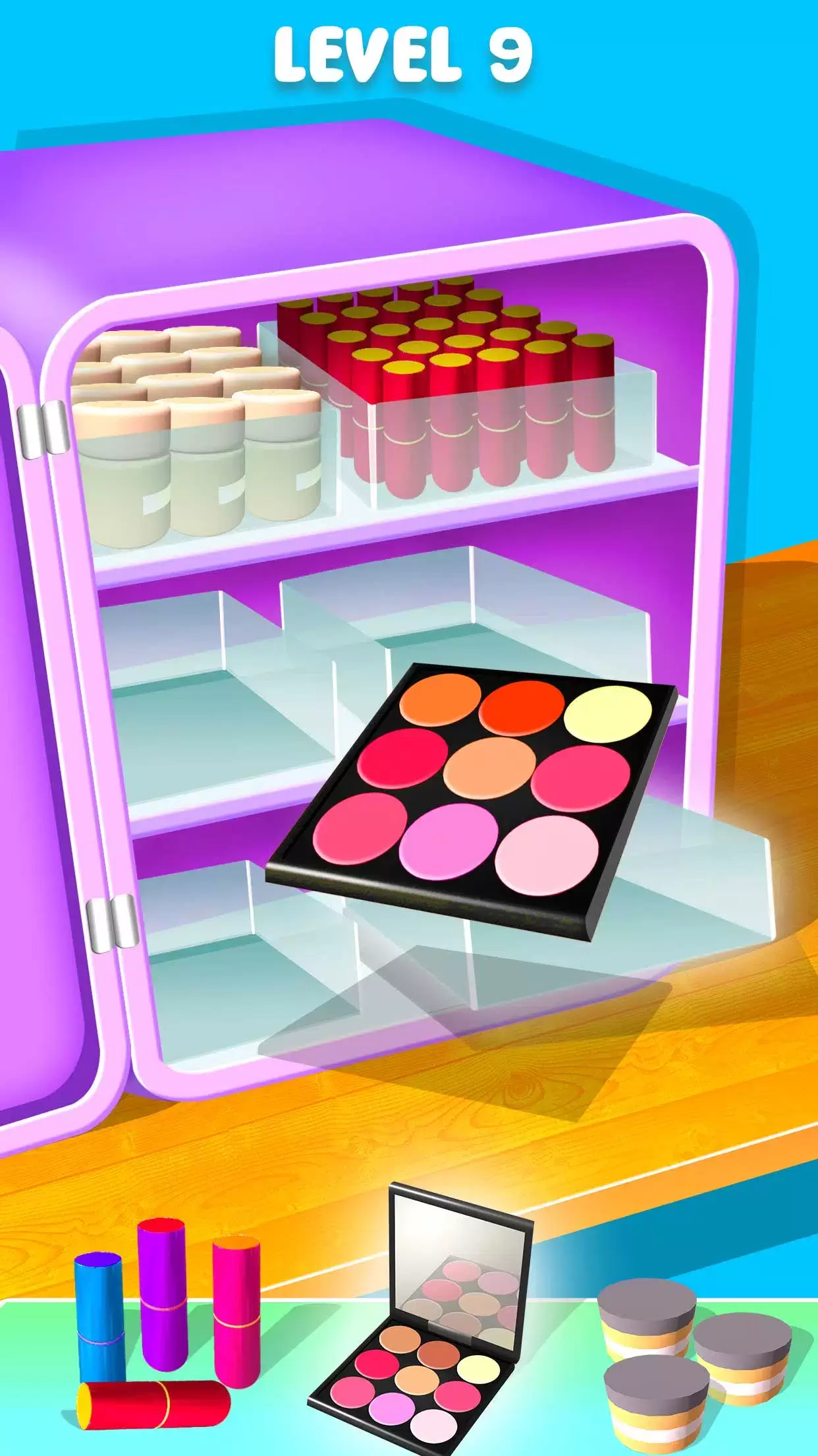 Fill the Makeup Organizer Game スクリーンショット 3