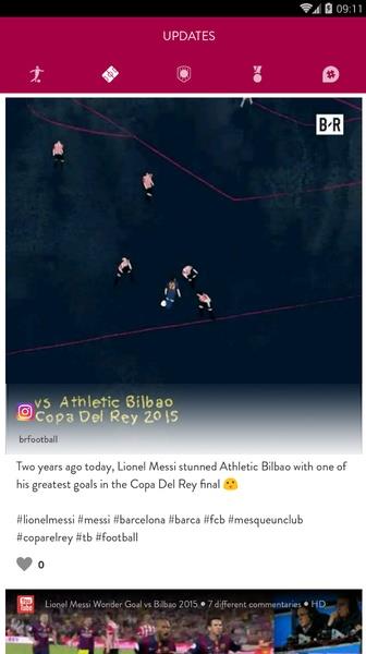 Messi App Oficial Screenshot 1