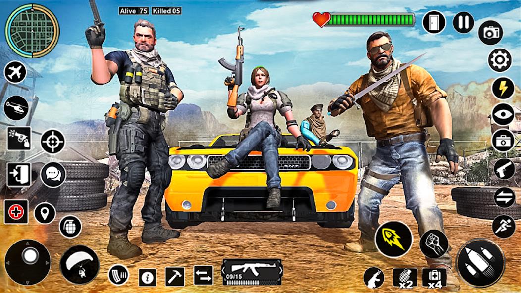 Commando Shooting Strike Games Mod 스크린샷 3