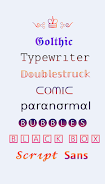 Fonts - Fancy Fonts Art Screenshot 0