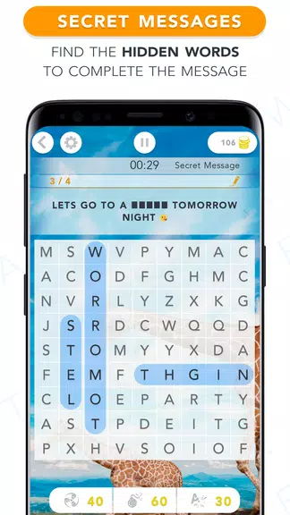 WordFind - Word Search Game Скриншот 2