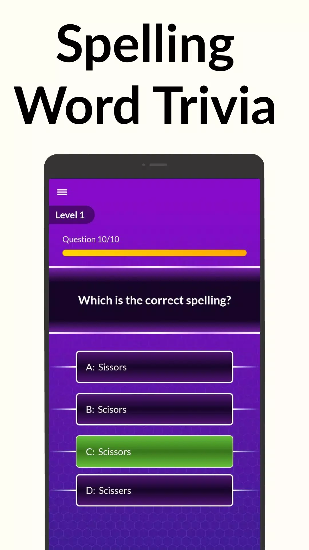 Spelling Bee: Spelling Quiz スクリーンショット 0