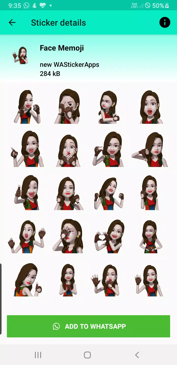 3d emoji stickers for whatsapp Captura de pantalla 3