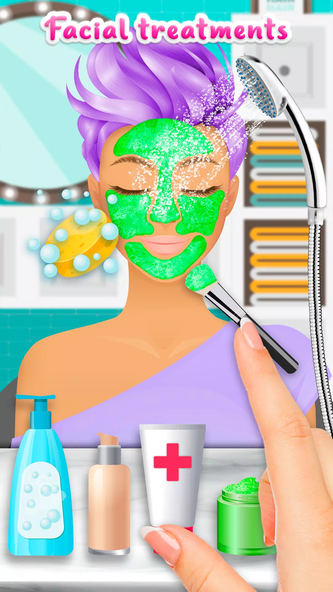 Makeup Beauty Salon Game Girls Captura de tela 1